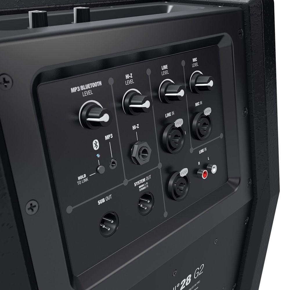 LD Systems Maui 28 G2 Kompakt PA-System inkl. Hüllen im SET besteht aus:
