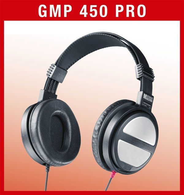 German Maestro GMP 450 Pro Kopfhörer geschlossen 300 Ohm Rundkabel Studio-Serie