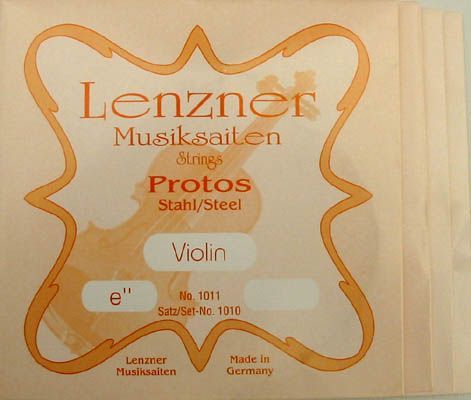Optima Lenzner Saiten Protos Violine 4/4 Satz Stahl 