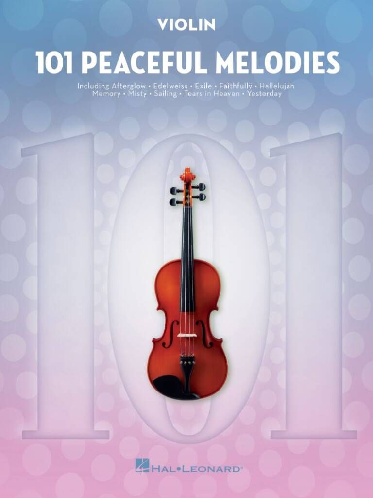 Noten 101 Peaceful Melodies for Violin Geige HL01995740_00054859_