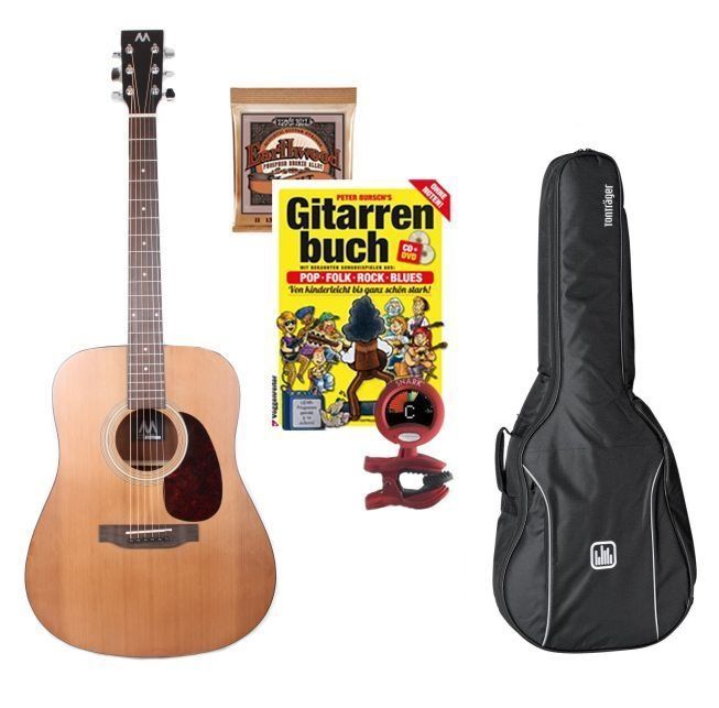 Mark-Westerngitarren SET II, Paket: Gitarre lernen