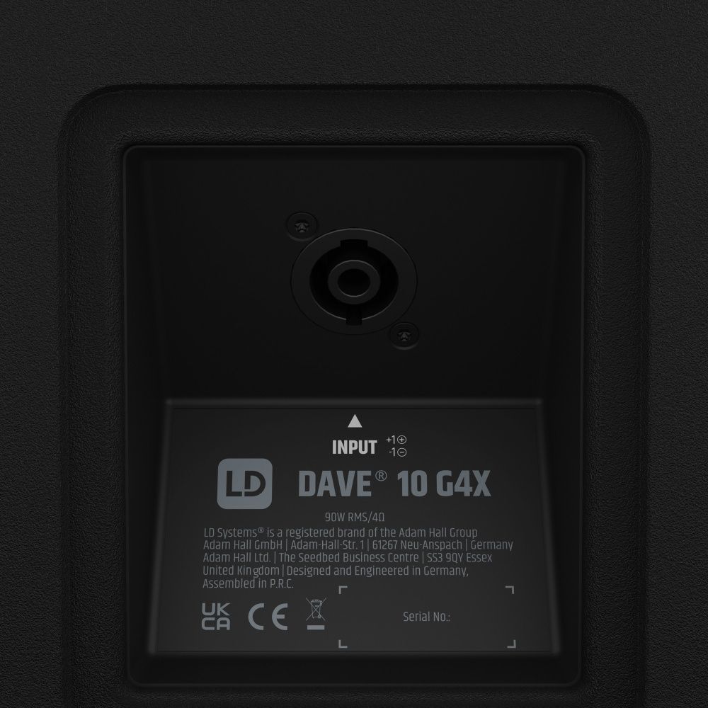 LD Systems DAVE 10 G4X Kompaktes 2.1 PA-System aktiv mit Bluetooth_00052149_