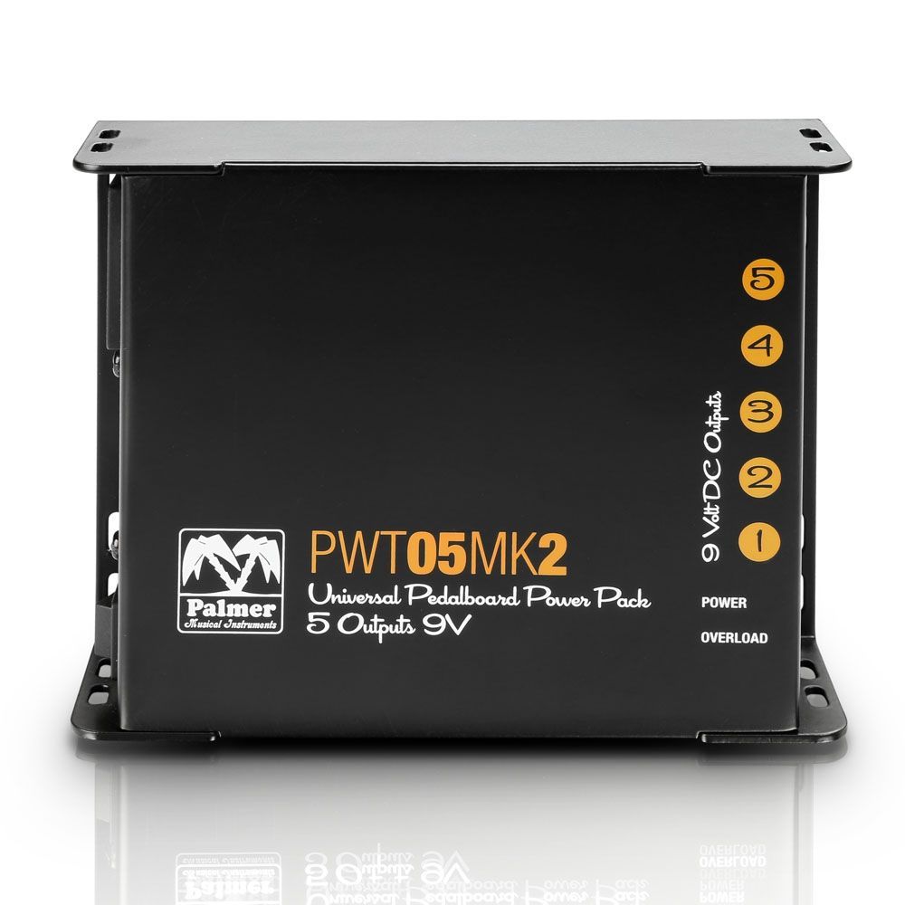 Palmer PWT 05 MK2 Universal Pedalboard Netzteil  5x 9 Volt incl. Kabelset