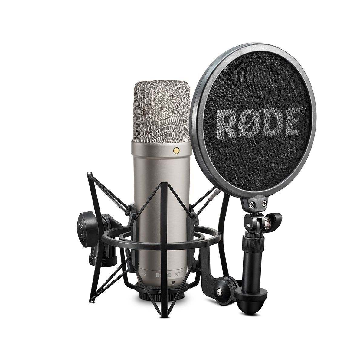 RODE NT1-A Vocal Recording-Studio-Mikrofon-Set, Micro, Spinne, Popfilter, Kabel