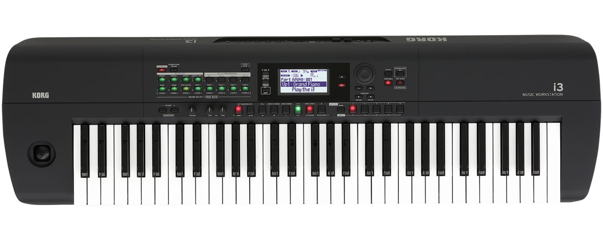 Korg I3 black Music Workstation/Keyboard- 61 Tasten anschlagdynamisch,790 Klänge