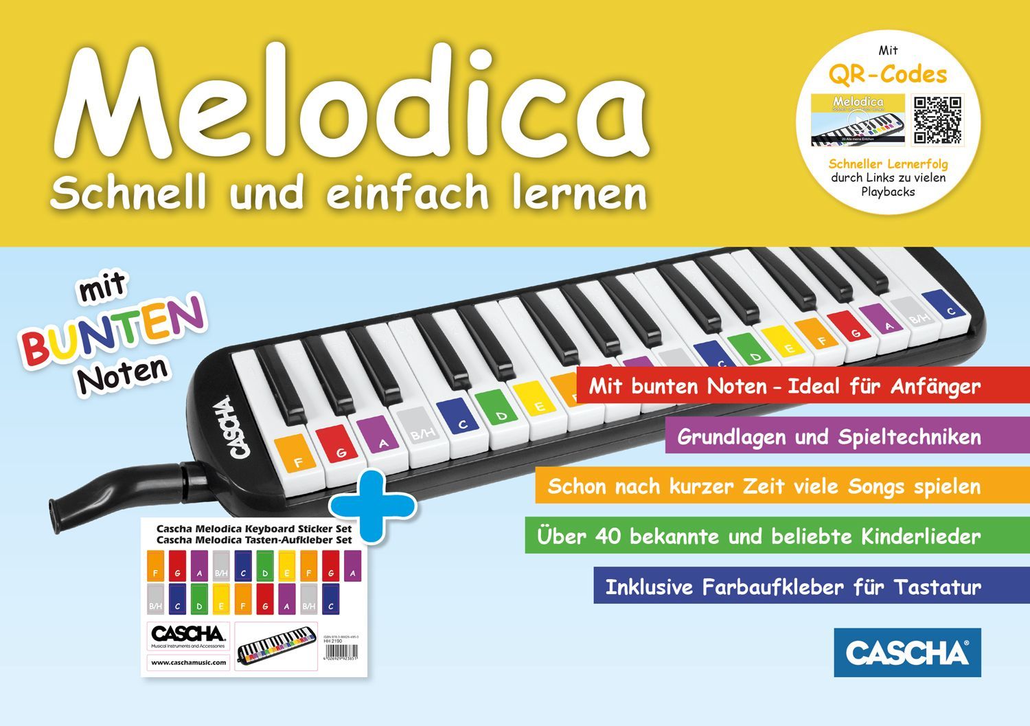 Noten Melodika Schnell und einfach lernen mit incl. Audiodownloadcode_00052870_