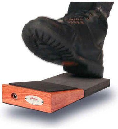 Shadow Stompin Bass Box, Holz mit Gummiauflage, PickUp für Stampfbass, Klinke