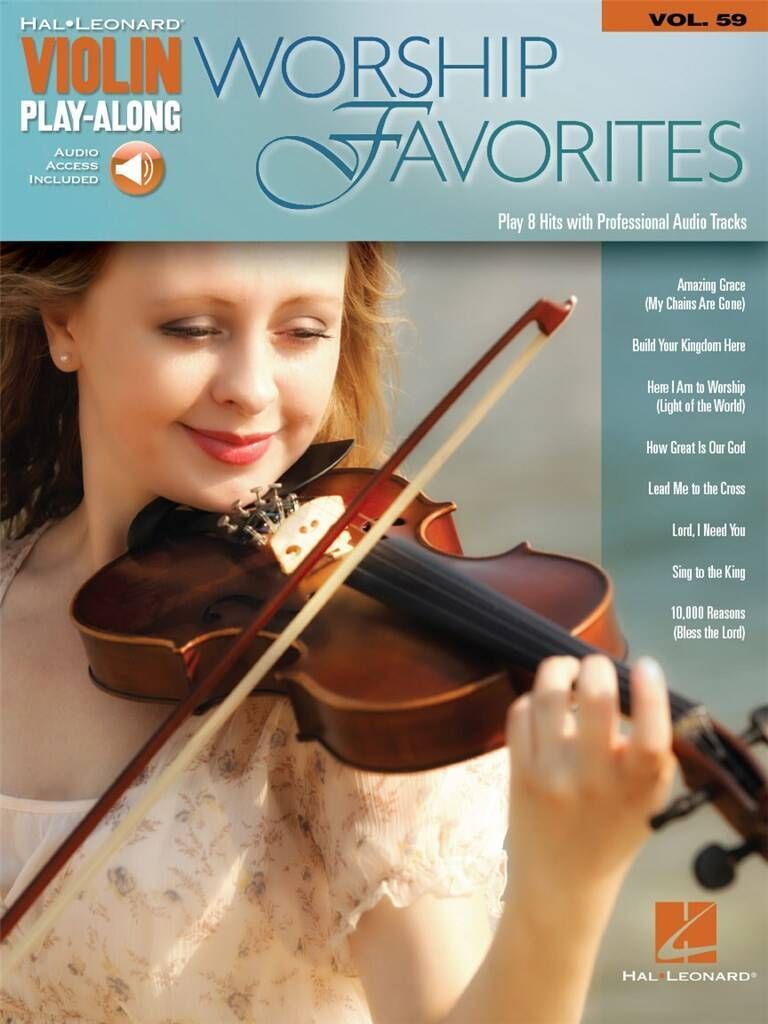 Noten Worship Favorites Violine Geige HL152534 incl. audiodownload-Code _00053094_