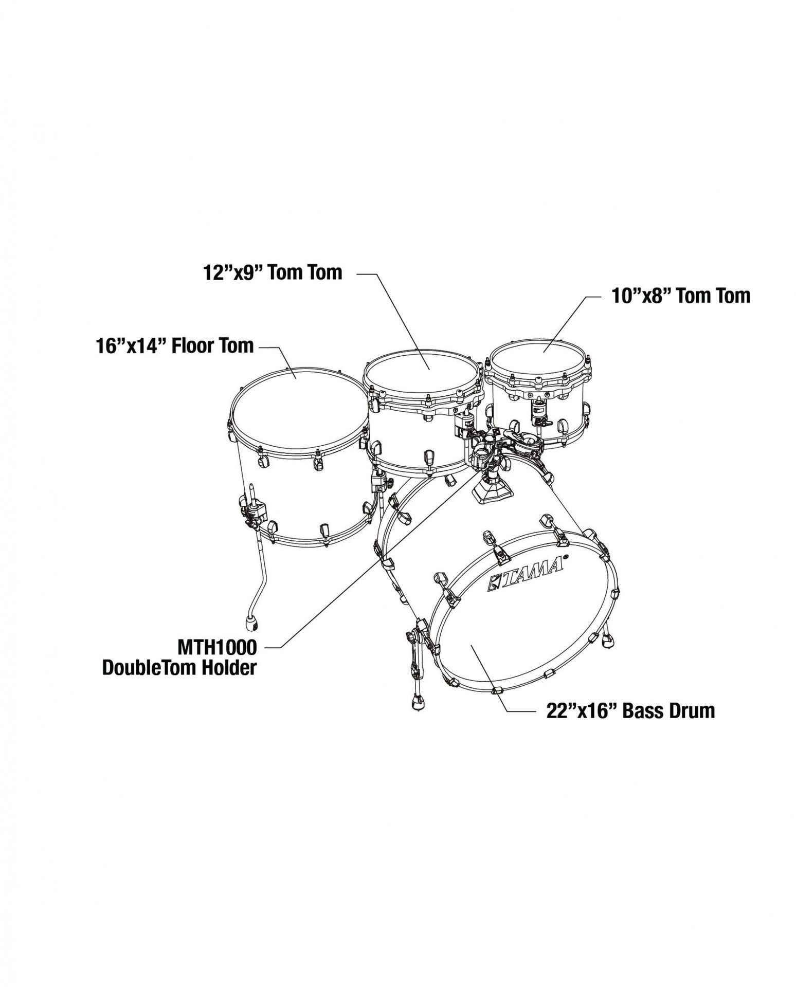 Tama Starclassic Walnut/Birch WBS42S-MBR 4pc Molten Brown Burst