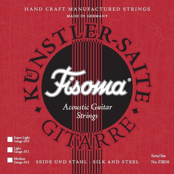Fisoma F2010/L Akustik Saiten mit Seidenbeilage, 6 Strings, .011-.045_00035830_