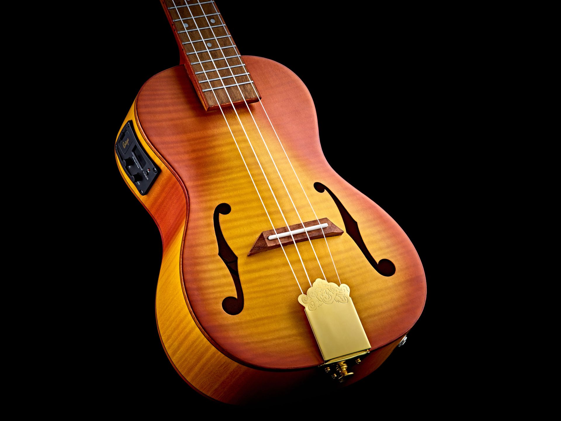 Ortega RUSL-HSB ORTEGA Saloon Series Konzert Ukulele mit PU incl. Gigbag