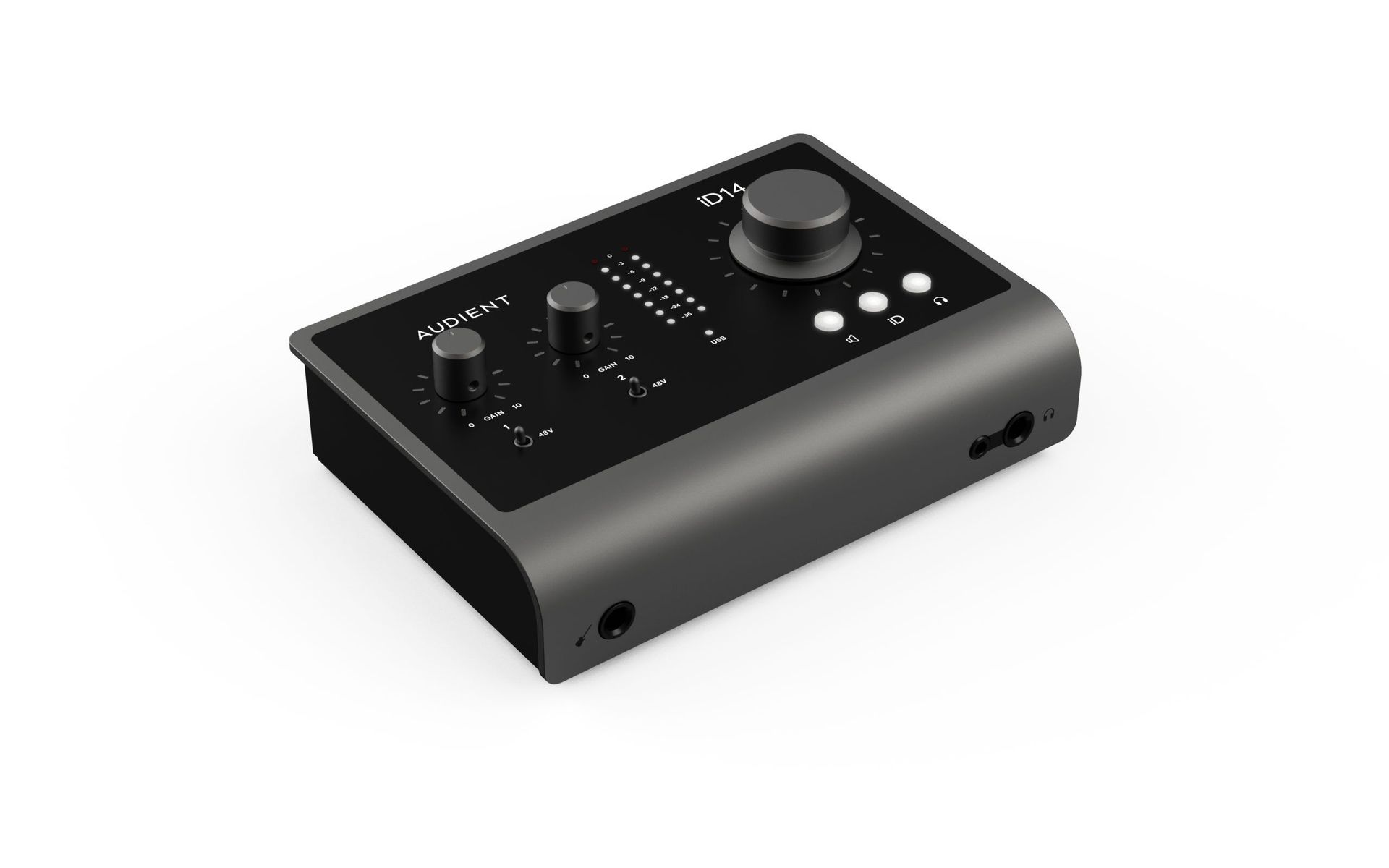 Audient iD14 MK ll USB-C Audiointerface  2 analoge Ein- + 4 analoge Ausgänge