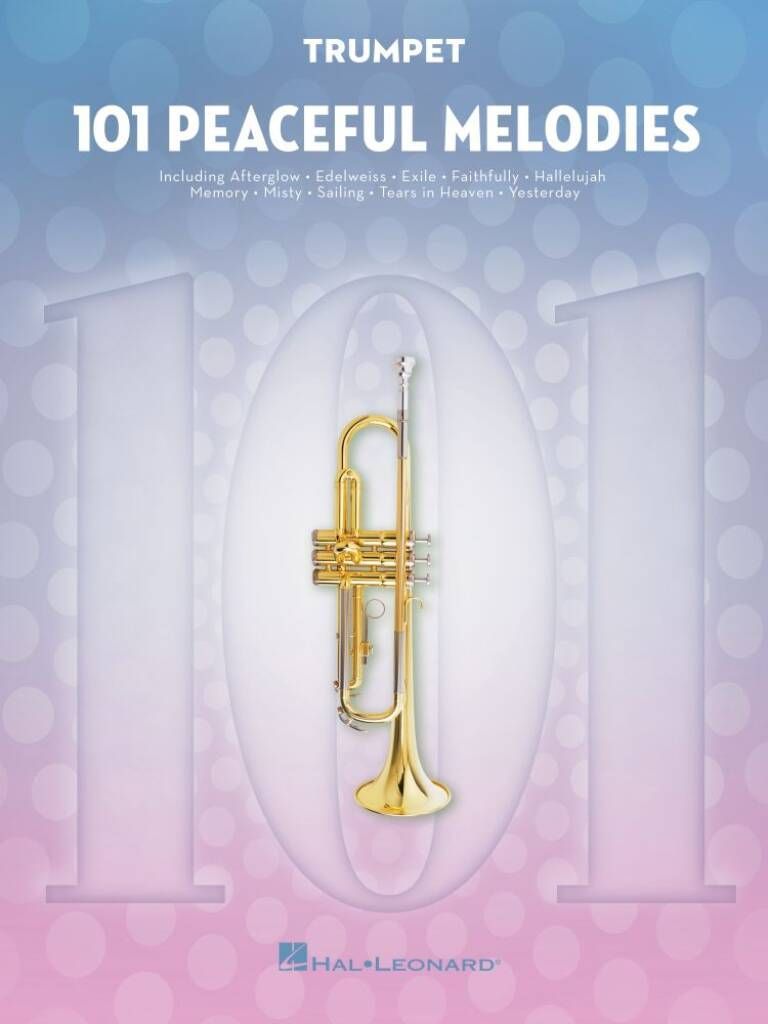 Noten 101 Peaceful Melodies for trumpet Trompete HL01995738_00054861_