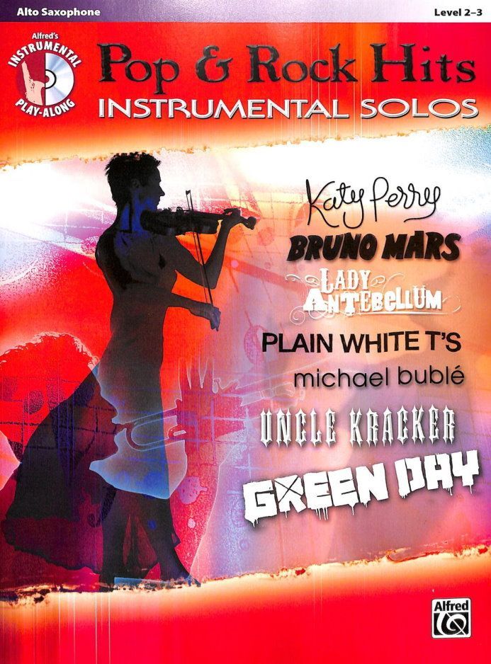 Noten Pop & Rock Hits instrumental solos Alfred 37421 Altsaxophon incl. CD