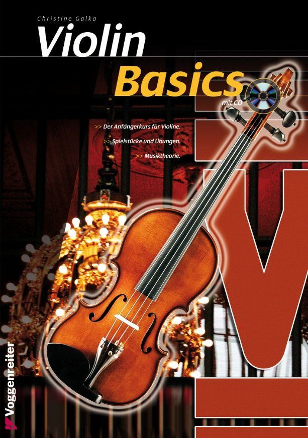 Noten Violin basics incl. CD Der Anfängerkurs Voggenreiter 0645 Anfängerschule