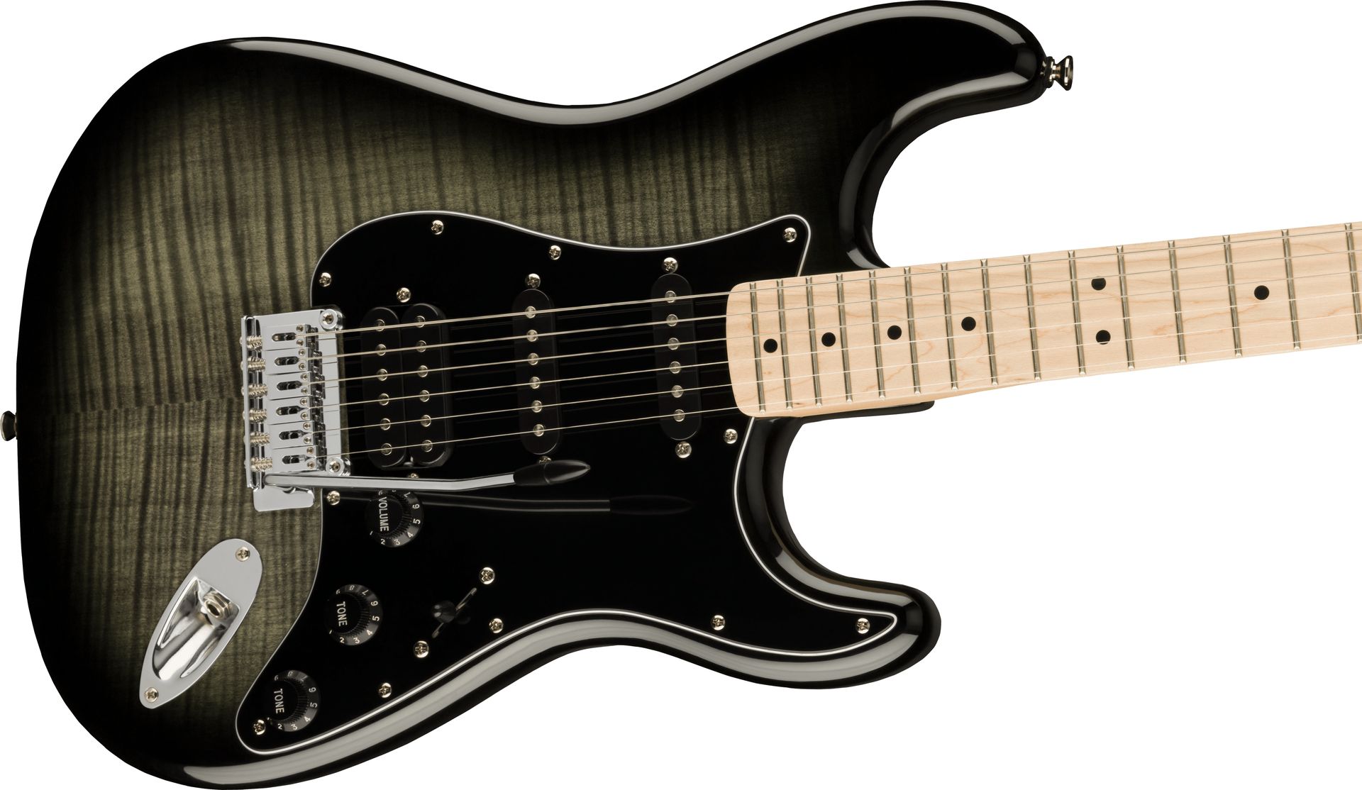 Squier Affinity Strat FMT HSS MN Black Burst  