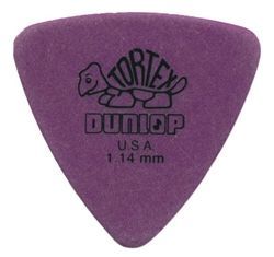 Jim Dunlop Tortex Triangle  Pick 1,14 mm Purple Plektrum für Gitarre