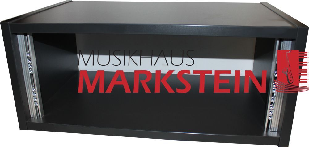 MHM 19" 4 HE Studio Desktop Rack Graphit schwarz inkl. Schraubensatz