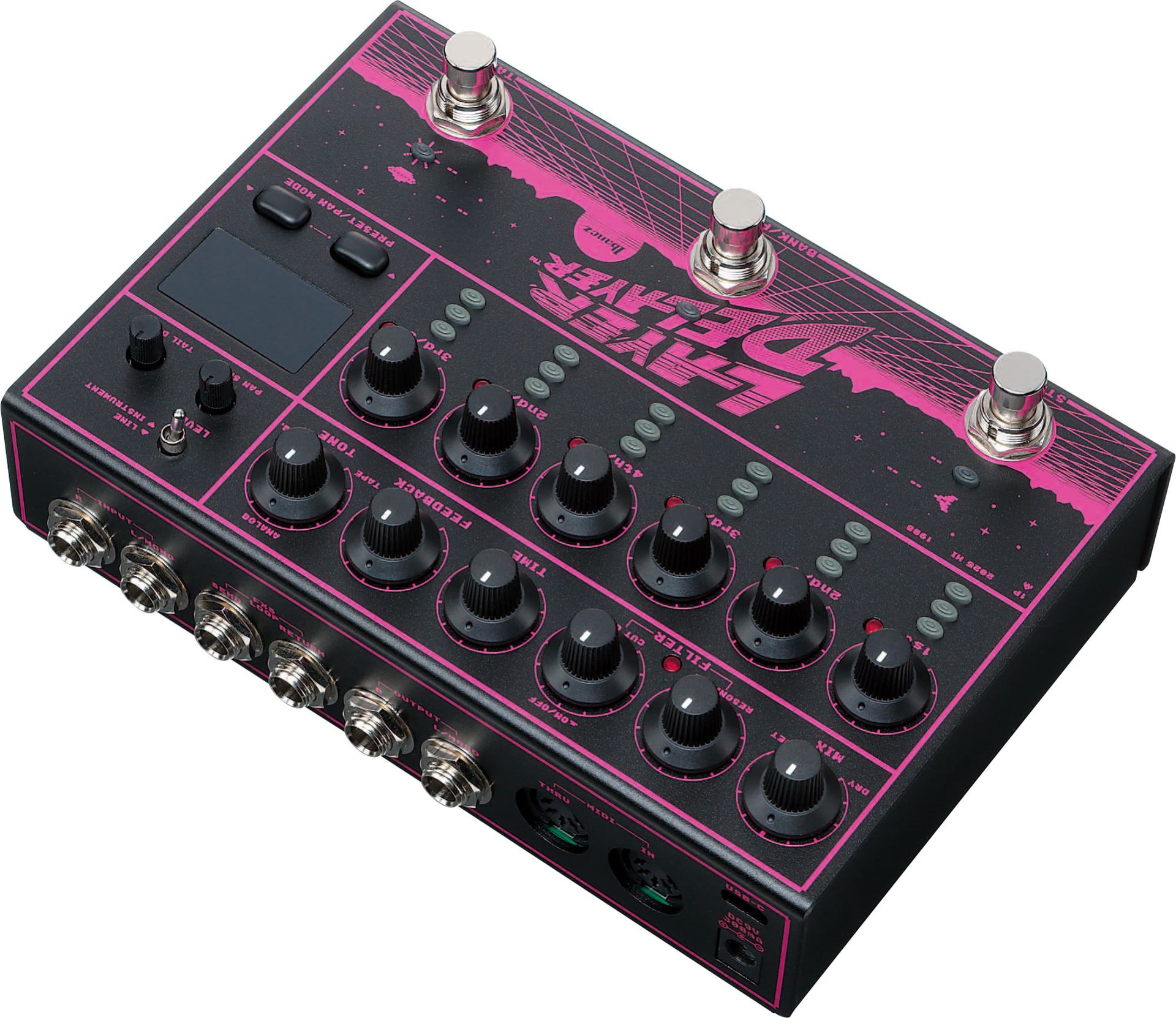 IBANEZ Multi Delay Effektpedal, Layer Delay, Effektgerät für E-Gitarre_00054569_