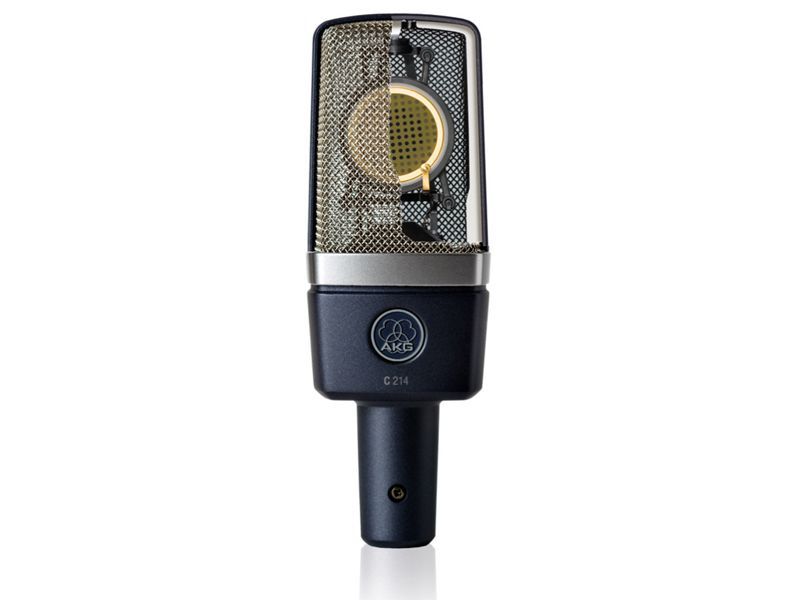 AKG C 214 Studio Mikrofon, Großmembranmikrofon mit Spinne_00013256_