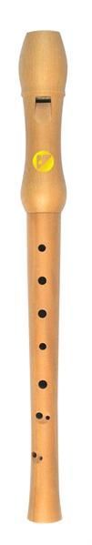 Blockflöte lernen Flute Master (App) mit Holz-Blockflöte barocke 