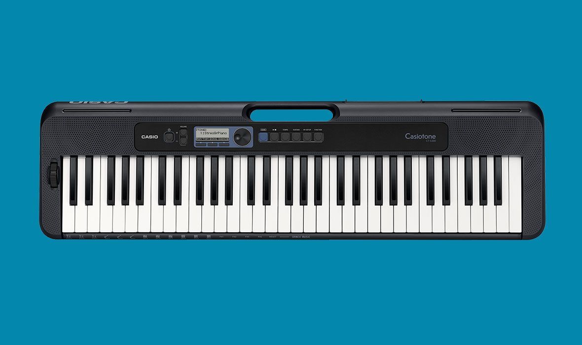 Casio CT-S300 Keyboard incl.Netzadapter, USB, Anschlagdynamik