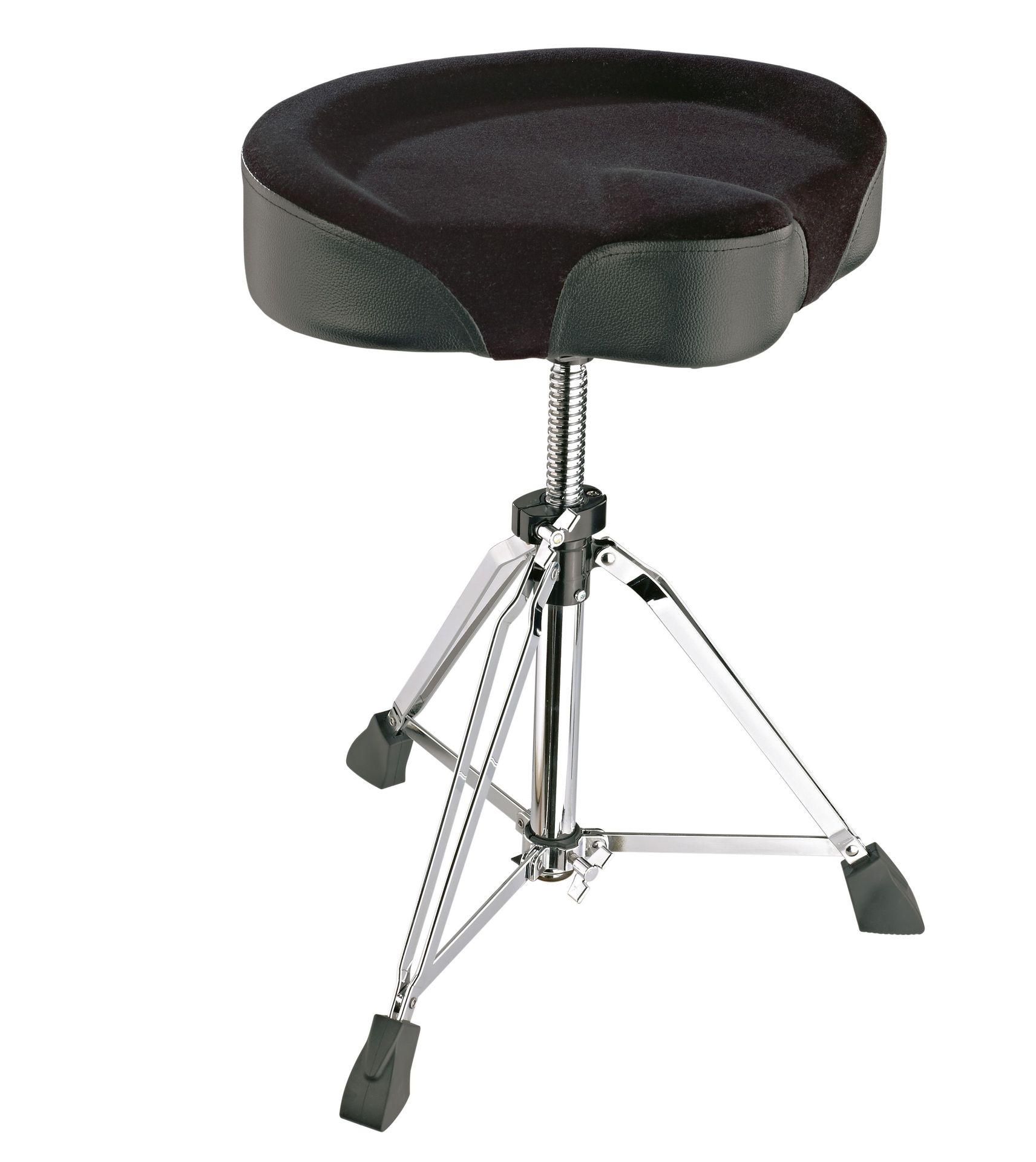 K&M 14039 Drummersitz mit Spindel und Samtbezug (Abverkauf)_00042452_