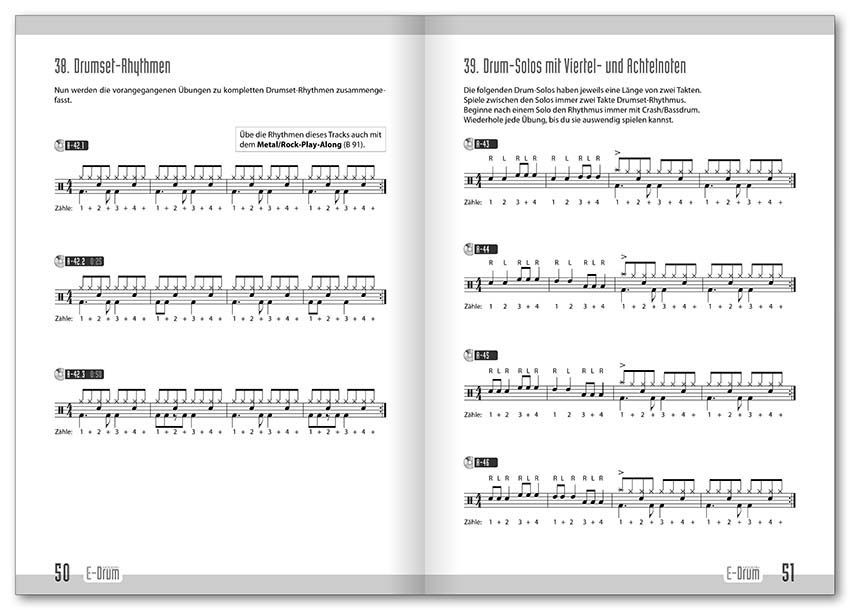 Noten Modern E-Drum Rudiments, Übungen, Fill-ins, Herb Kraus Voggenreiter V 0989