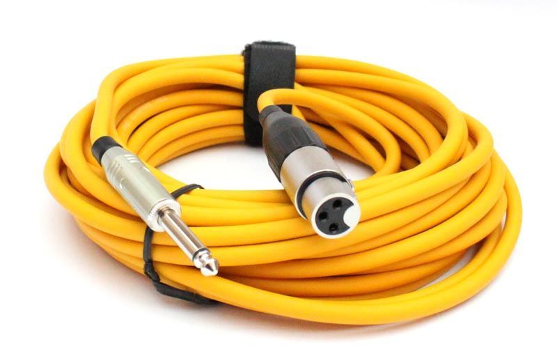 4051344036879 - Mikrofonkabel Amphenol XLR female 63mm Klinkenstecker 10 Meter gelb 4051344036879 - Mikrofonkabel Amphenol XLR female 63mm Klinkenstecker 10 Meter gelb