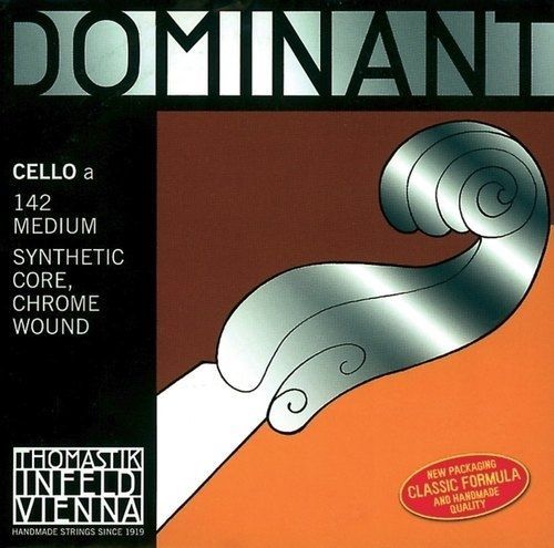 Thomastik Dominant Cello 4/4 A-Saite mittel 142 Chrom umsponnen
