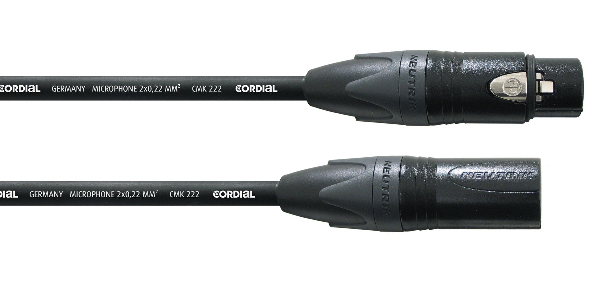 Cordial CPM 3 FM Mikrofonkabel Neutrik XLR male/female, 3 Meter schwarz_00052439_