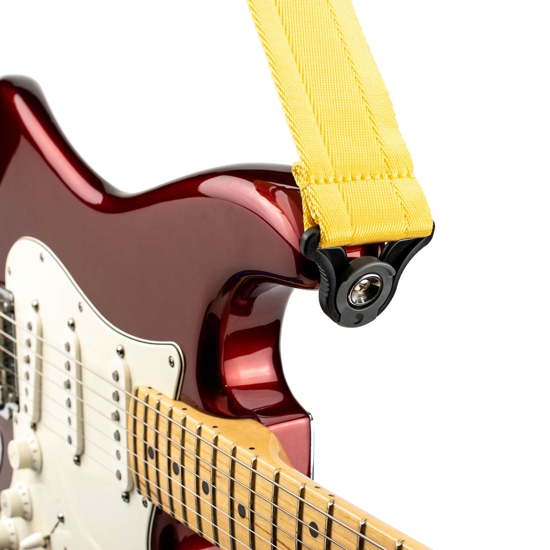 D’Addario Auto Lock Guitar Strap Mellow Yellow 50BAL07
