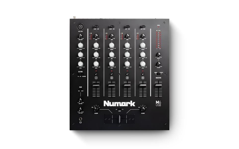 Numark M6 USB Black DJ-Mixer