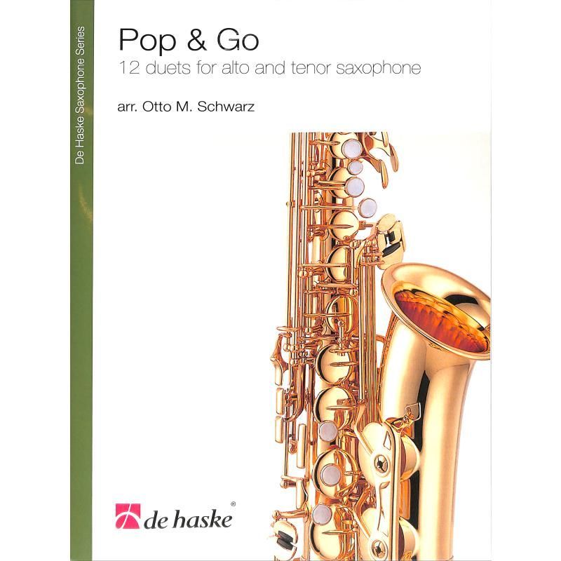 Noten Pop go saxophonduette Alt Tenor playalong HASKE 970843  - Onlineshop Musikhaus Markstein