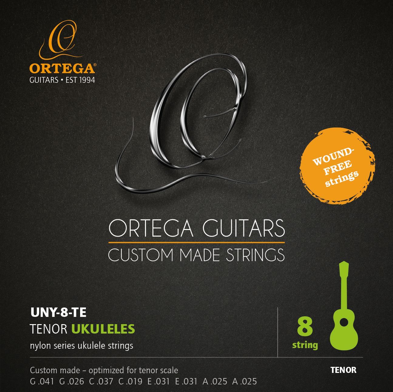 Ortega  UNY-8-TE Saiten für 8-Saiter Tenorukulele