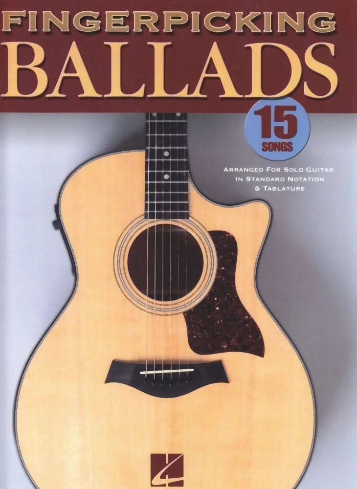 Noten Fingerpicking Ballads Gitarre HL 699717 ideal zum Zupfen