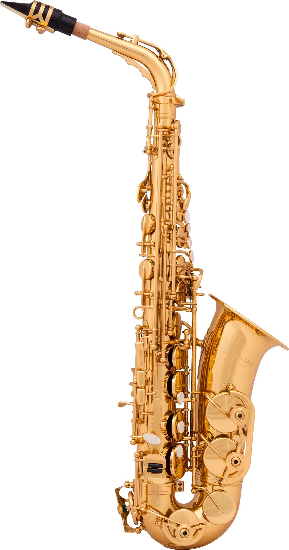 Arnolds Altsaxophon AAS-110  Goldlack, incl. Etui u. Zubehör 