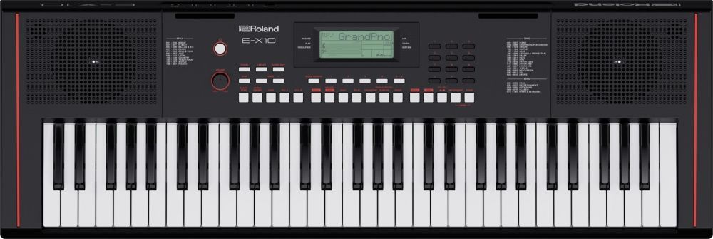 Roland E-X10 schwarz Arranger-Keyboard - 61 anschlagdynamischeTasten EX10 