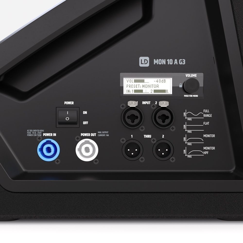 LD Systems MON 10 A G3 Bühnenmonitor aktiv 10" Coaxlautsprecher mit DynX DSP LD Systems MON 10 A G3 Bühnenmonitor aktiv 10" Coaxlautsprecher mit DynX DSP