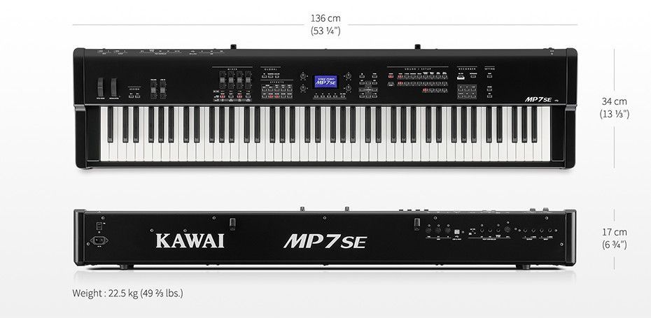 KAWAI MP-7SE Stagepiano ,  Digitalpiano mit Masterkeyboardfunktionen