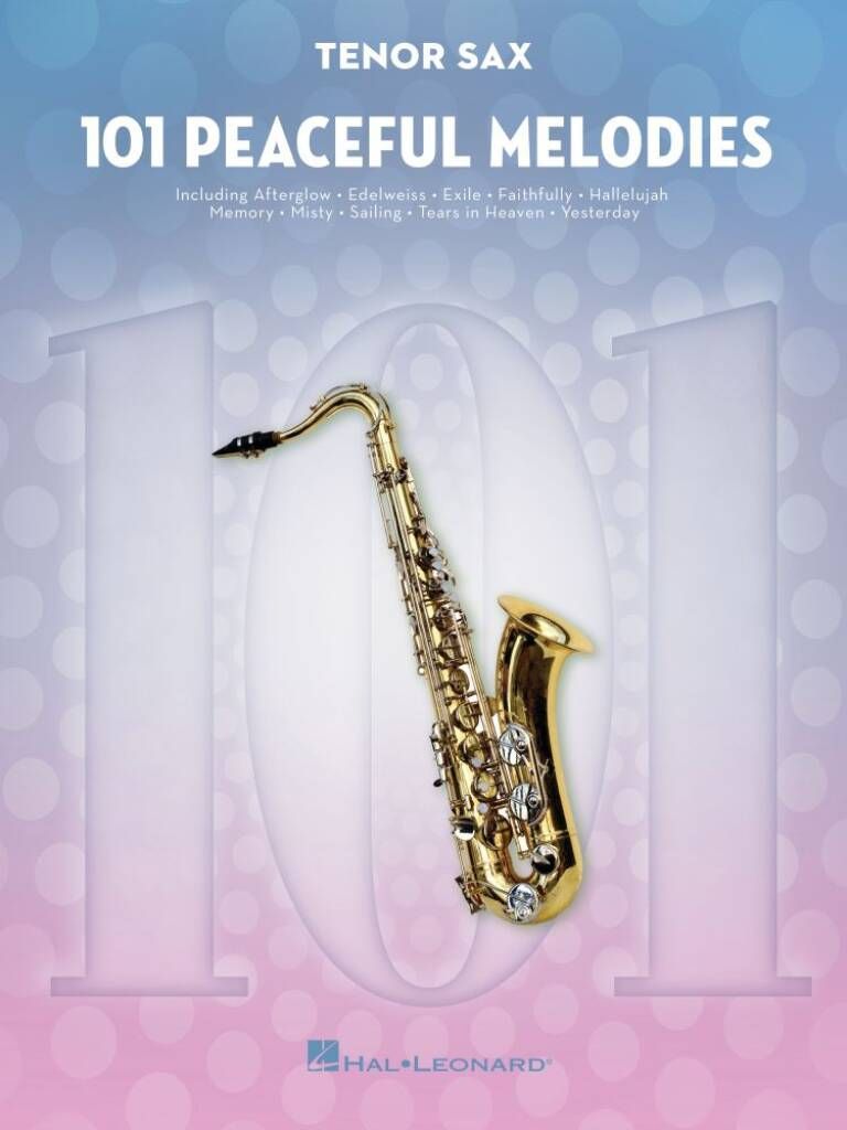 Noten 101 Peaceful Melodies for Tenor Sax Tenorsaxophon HL01995760