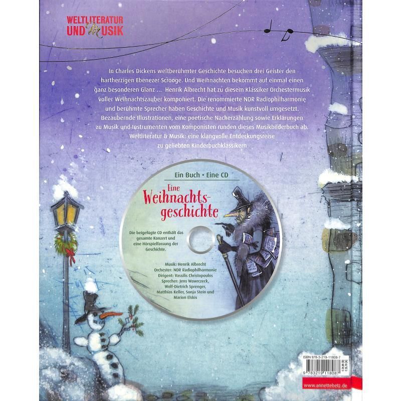 Eine Weihnachtsgeschichte & CD Charles Dickens Annette Betz