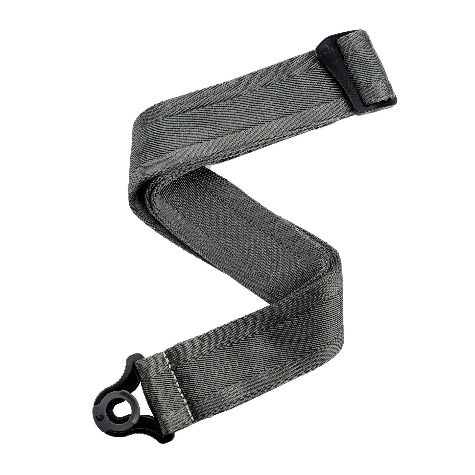 D’Addario Auto Lock Guitar Strap Metal Grey 50BAL09