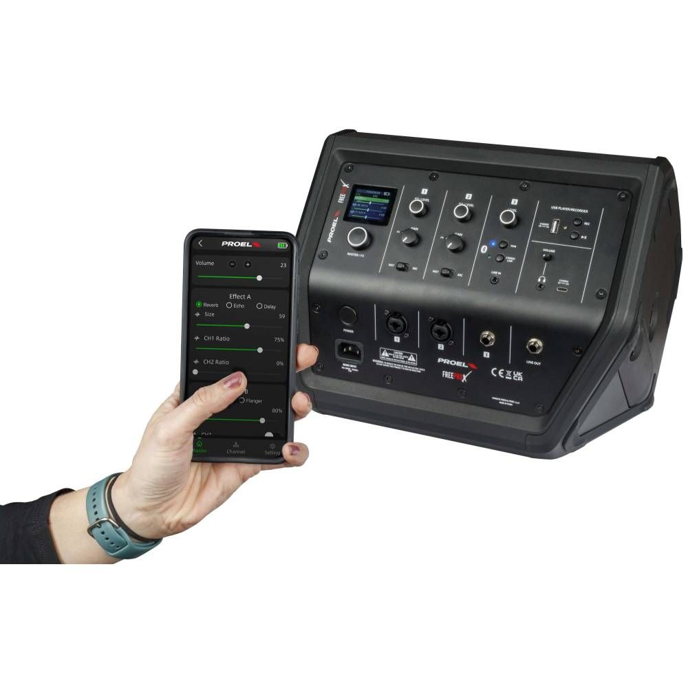 Proel FreeProX Akkubox  mit Bluetooth und APP Steuerung_00055170_
