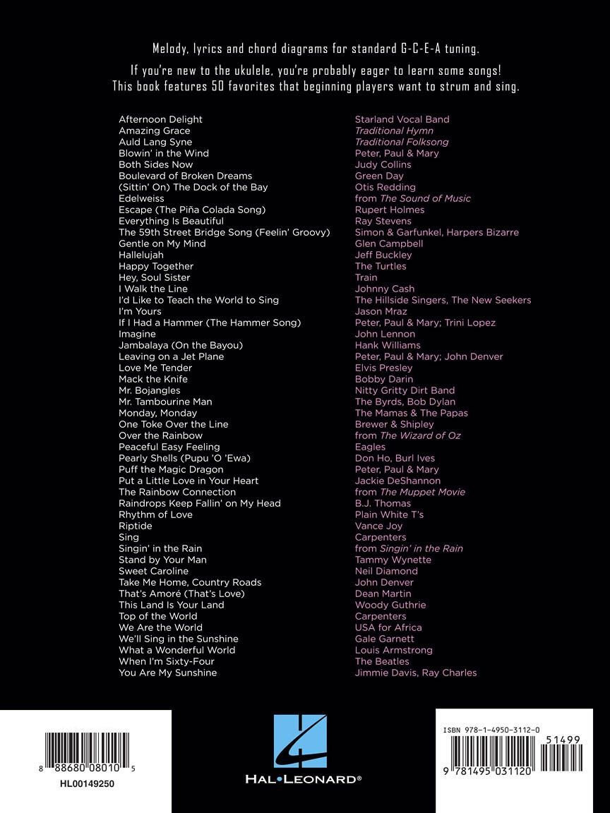 Noten First 50 Songs You Should Play on Ukulele HL 00149250