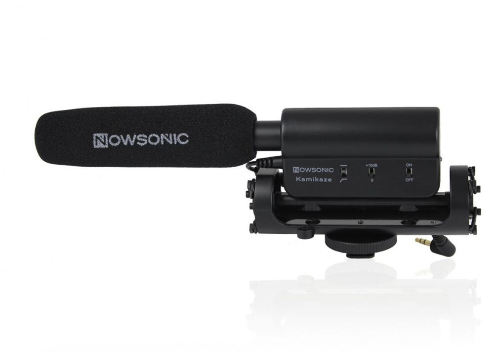Nowsonic Kamikaze Kamera-Richtmikrofon für Video, Film, Kamera, TV 