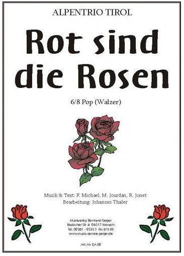 Noten Rot, rot sind die Rosen Einzelausgabe Geiger Verlag 