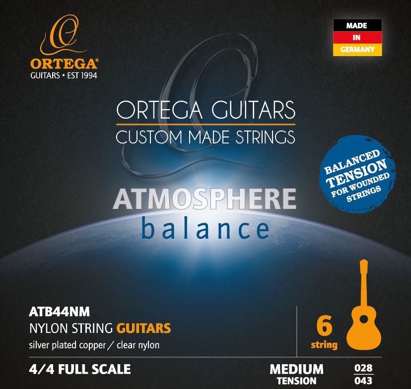 Ortega ATB44NM Saitensatz für Konzertgitarre Medium Tension