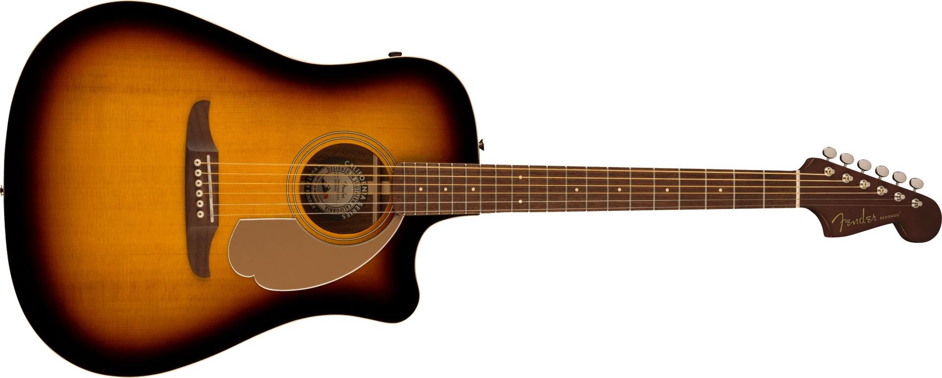 Fender Redondo Player Sunburst WN  Akustikgitarre mit PU Cutaway 