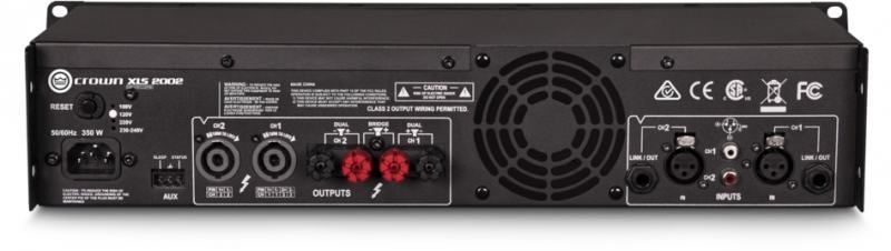 Crown XLS 2002 Endstufe Digitaler PA-Verstärker mit 2x 650 Watt an 4 Ohm